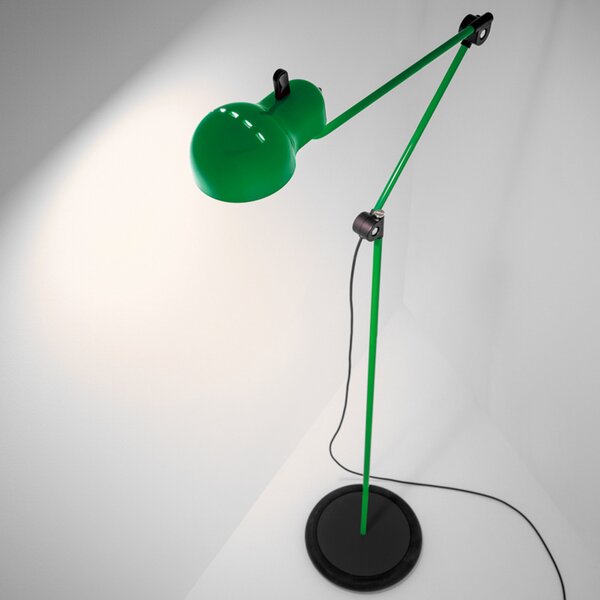 Stilnovo Lampadar Topo LED, verde, Verde, Camera de zi / sufragerie, Metal, Design