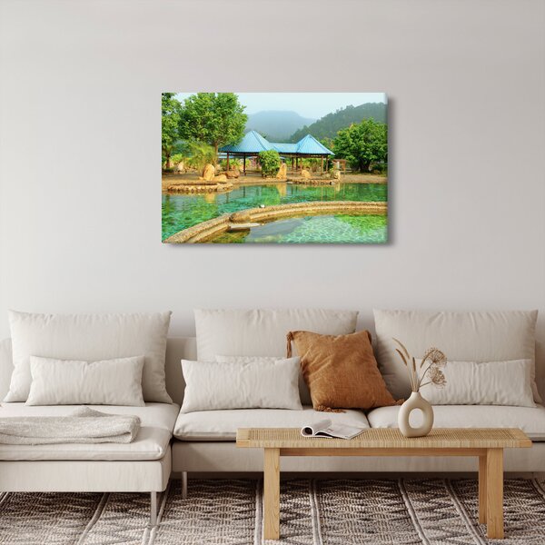 Tablou - Shanghai hotel park (90x60 cm)