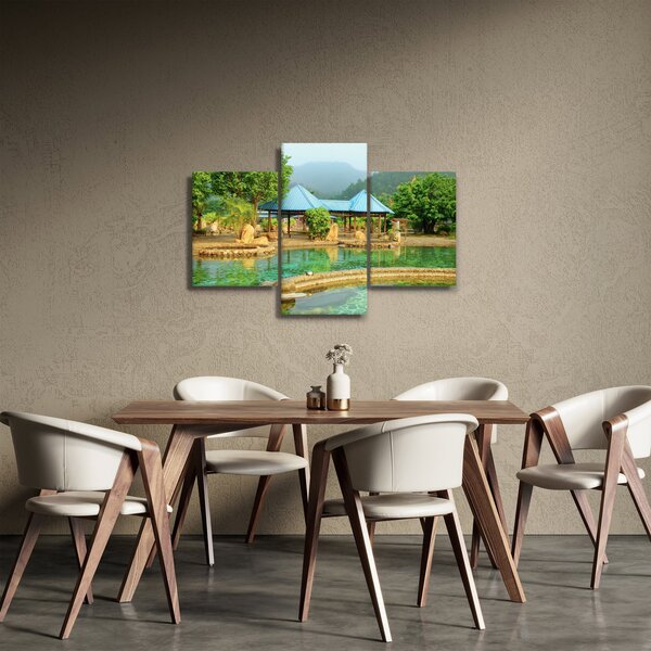 Tablou - Shanghai hotel park (90x60 cm)