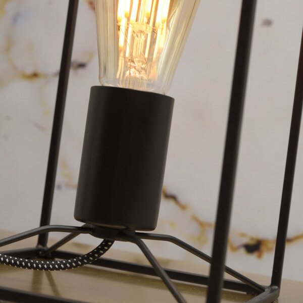 IT´S ABOUT ROMI IT'S Lampă de masă Antwerp, negru, Negru, Camera de zi / sufragerie, Metal, Modern