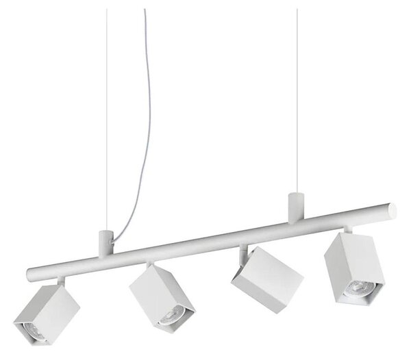 Ideal Lux - Lustră LED suspendată DYNAMITE 4x GU10/7W/230V CRI 90 albă