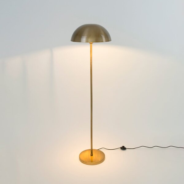 Holländer Fungo lampadar, lumină de jos, auriu, Auriu / Alamă, Camera de zi / sufragerie, Metal, Design, Proiector suspendat