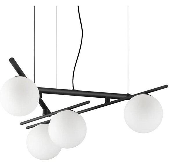 Ideal Lux - Lustră LED pe cablu ATLAS 4xG9/3W/230V neagră