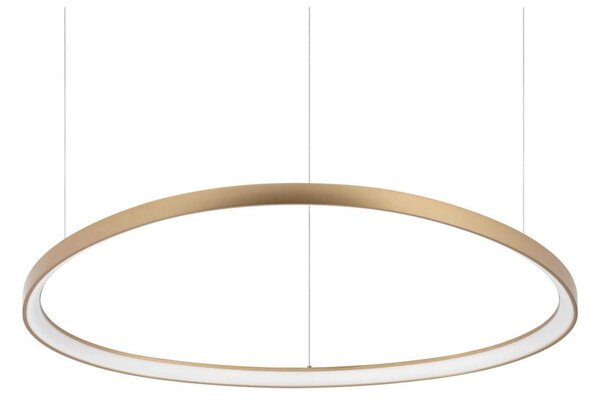 Ideal Lux - GEMINI lustră LED suspendată pe cablu, 78W/230V, 2700K, diam. 105 cm, CRI 90, alamă