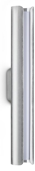 IDEAL LUX Aplică LED Dorica, culoare oțel, înălțime 30 cm, metal, Metalic, Camera de zi / sufragerie, Aluminiu, Modern