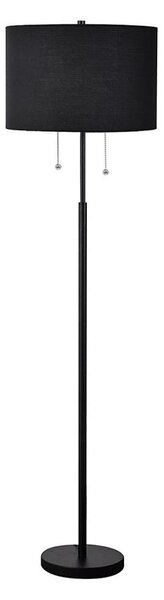 Lampă de podea FOGO 2xE27/15W/230V negru
