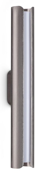 IDEAL LUX Aplică de perete Dorica, bronz, înălțime 30 cm, metal, Bronz / Alamă Veche, Camera de zi / sufragerie, Aluminiu, Modern