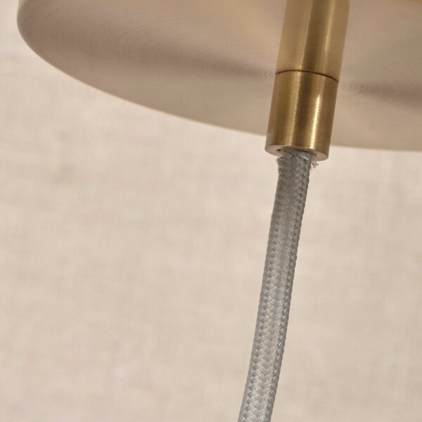 IT´S ABOUT ROMI IT'S Lampă suspendată Carrara 1 bec Ø 28cm, reglabil, Alb, Camera de zi / sufragerie, Sticlă, Design
