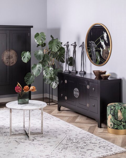 Comodă Modern 137x45x76cm black