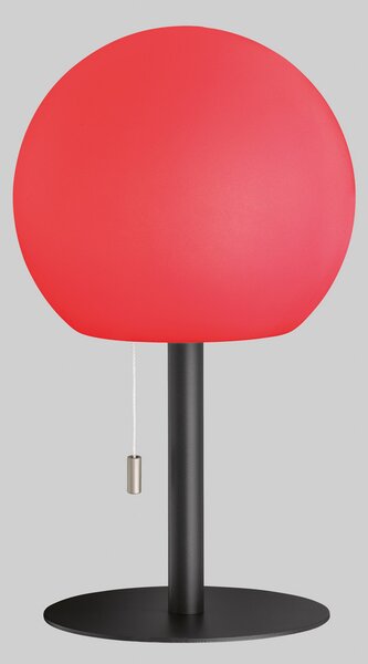 FH Lighting Trivento lampă de masă LED acumulator, negru-nisip, reglabil, Negru, Camera de zi / sufragerie, Metal, Modern