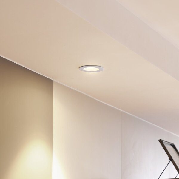 Arcchio LED downlight Aryx, alb, 2,700K, reglabil, Alb, Camera de zi / sufragerie, Metal, Modern