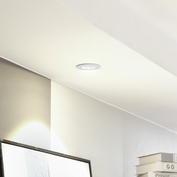Arcchio LED downlight Lirin, alb, 3,000K, reglabil, Alb, Camera de zi / sufragerie, Metal, Modern