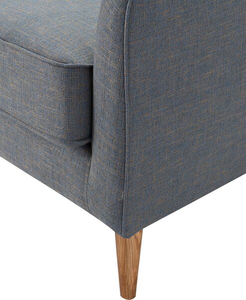 Fotoliu Venuste denim blue/brown