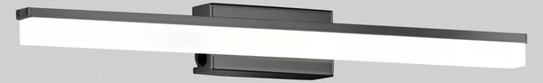 Schöner Wohnen Wide aplică perete LED baie 60 cm, Negru, Baie, Metal, Modern, Soclu de perete jos