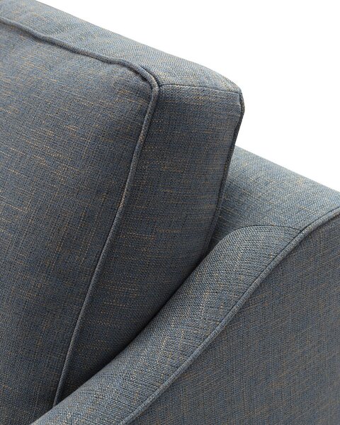 Fotoliu Venuste denim blue/brown