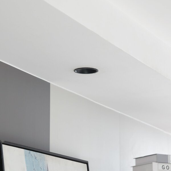 Arcchio LED downlight Niria, negru, 3.000K, reglabil, Negru, Camera de zi / sufragerie, Aluminiu, Modern
