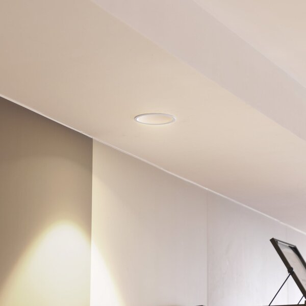 Arcchio LED downlight Niria alb, 3.000K, reglabil, Alb, Camera de zi / sufragerie, Aluminiu, Modern