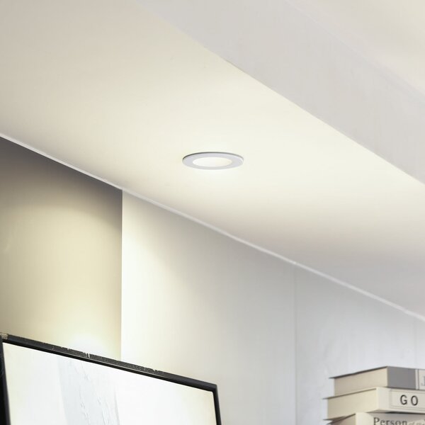 Arcchio LED downlight Aryx, alb, 3,000K, reglabil, Alb, Camera de zi / sufragerie, Aluminiu, Modern