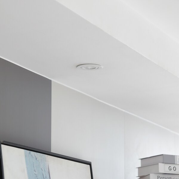 Arcchio LED downlight Jyra, alb, 3,000K, reglabil, Alb, Camera de zi / sufragerie, Aluminiu, Modern