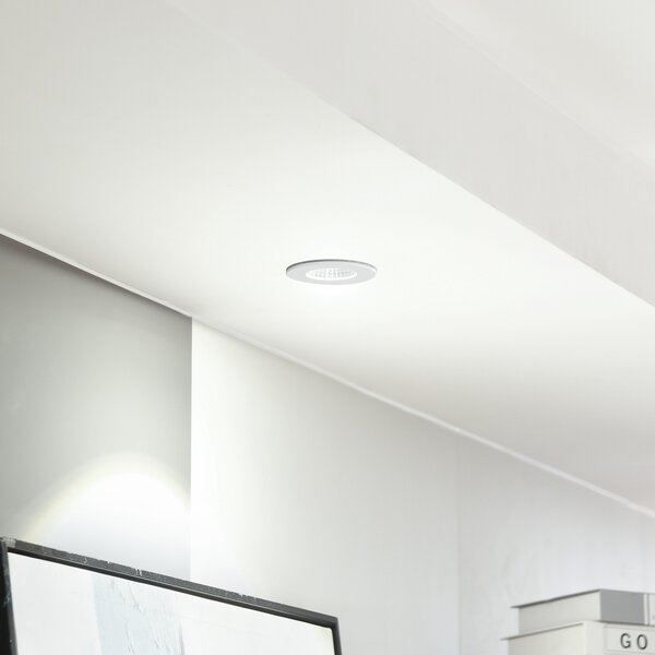 Arcchio LED downlight Lirin, alb, 4,000K, reglabil, Alb, Camera de zi / sufragerie, Aluminiu, Modern