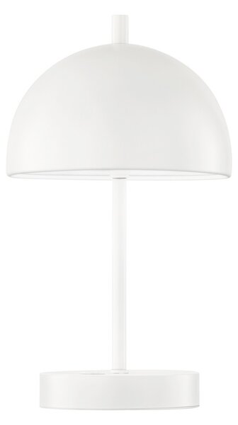 Schöner Wohnen Kia lampă LED acumulat 27cm alb, reglabil, Alb, Camera de zi / sufragerie, Metal, Modern