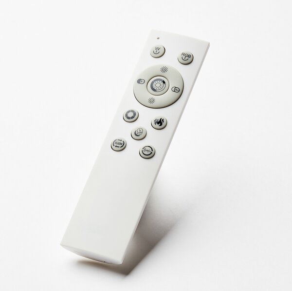 Brilliant Mosako plafonieră LED Ø 50 cm CCT 3.000-6.500 K, reglabil, Negru, Camera de zi / sufragerie, Plastic, Modern