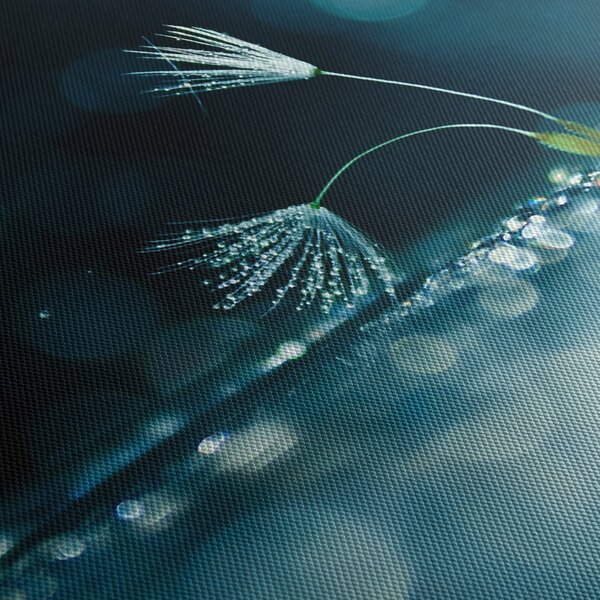 Tablou - Macro (cu ceas) (90x30 cm)