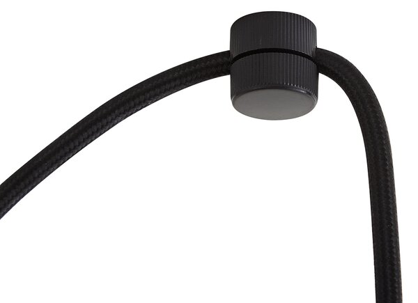 Lampă suspendată de design roșie cu sticlă opală cu 3 lumini - Tulip
