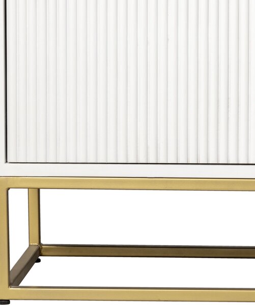 Comodă Wavy white
