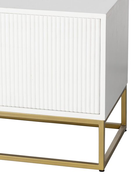 Comodă Wavy white