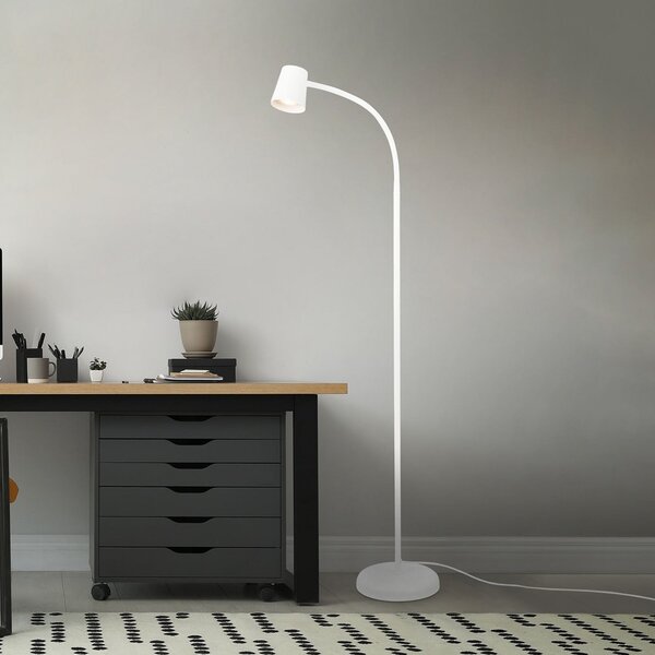 Briloner Skriva lampadar, reglabil, GU10, alb, Alb, Camera de zi / sufragerie, Metal, Modern