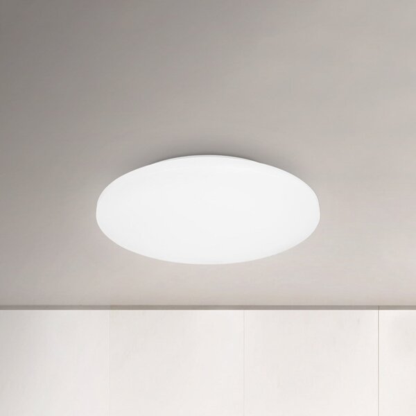Briloner Plafonieră cu LED-uri Caz pentru baie IP44 3.000K Ø 40cm, Alb, Baie, Plastic, Modern
