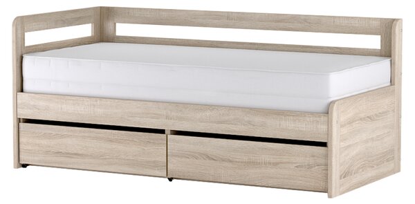 KONDELA Pat extensibil, 90/179x200, stejar sonoma, REA HOPPIP