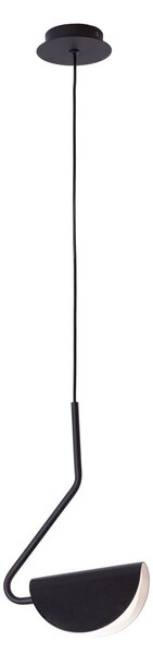 Viokef Ada lampă suspendată, 1 bec, reglabil, Negru, Camera de zi / sufragerie, Metal