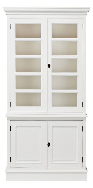 Vitrină Milton z 4 półkami 100x40x220