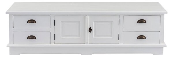 Dulap TV Brighton 160x40x50 cm alb