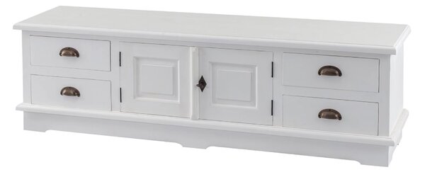 Dulap TV Brighton 160x40x50 cm alb