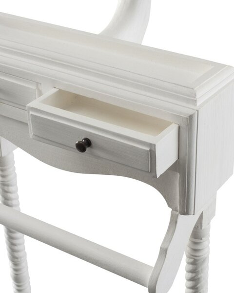 Cuier de podea Chester 125 cm alb