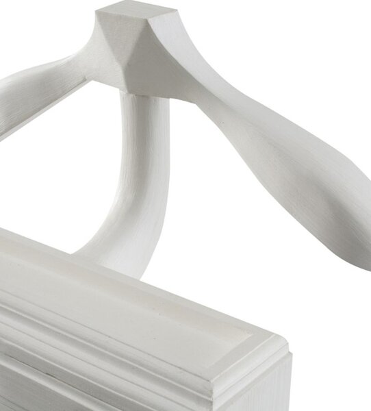 Cuier de podea Chester 125 cm alb
