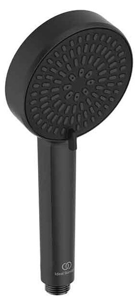 Pară de duș Ideal Standard, Idealrain Alu+, 2 jeturi, 10 cm, negru mat