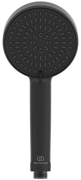 Pară de duș Ideal Standard, Idealrain Alu+, 2 jeturi, 10 cm, negru mat