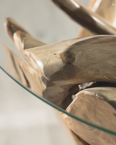Handmade Tual Teak Root Coffee Table Dia 80cm (31.5 inches)