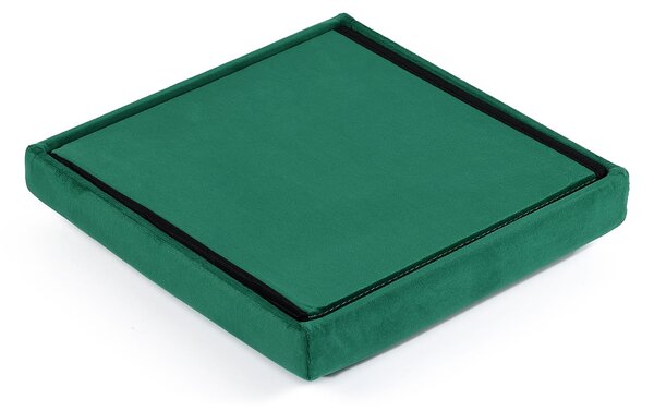 Taburet pliabil verde CUBEXO VELVET M