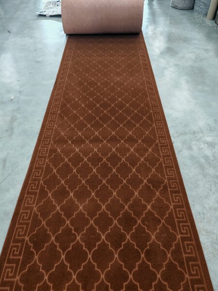 Traversă Versace Maro, Model Geometric, 100% Poliester, 715 g mp 0.8 metri, 2 metri