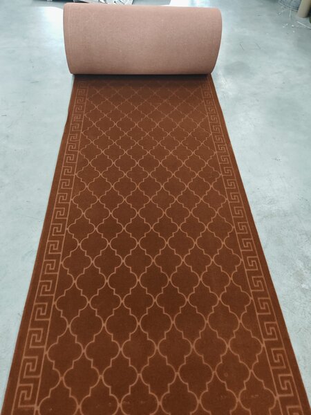 Traversă Versace Maro, Model Geometric, 100% Poliester, 715 g mp 0.8 metri, 2 metri