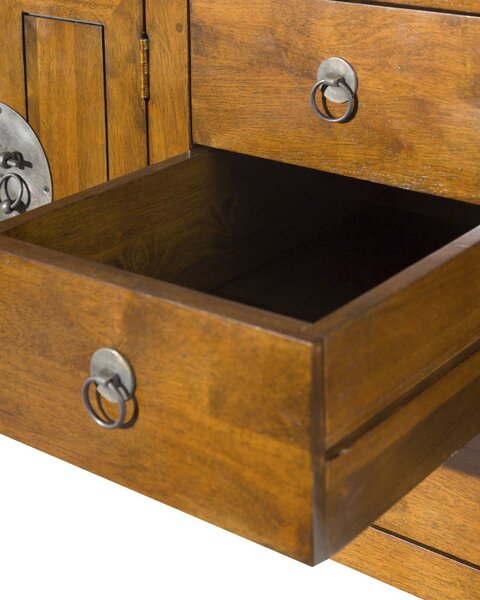 Comodă Ibuku brown 126x55x65cm