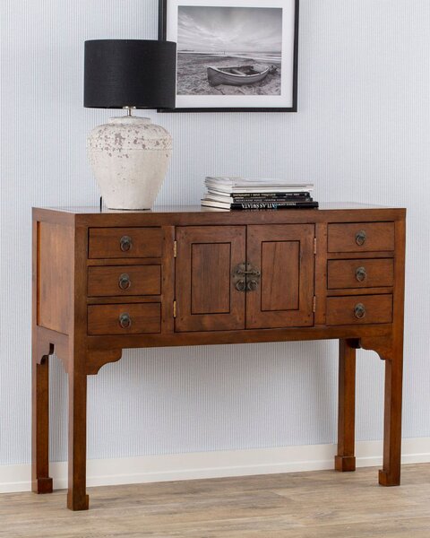 Consolă Ibuku brown 120x38x95cm