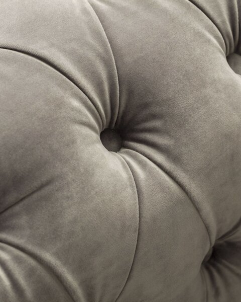 Fotoliu Chesterfield Classic Velvet Grey 118x96x77cm