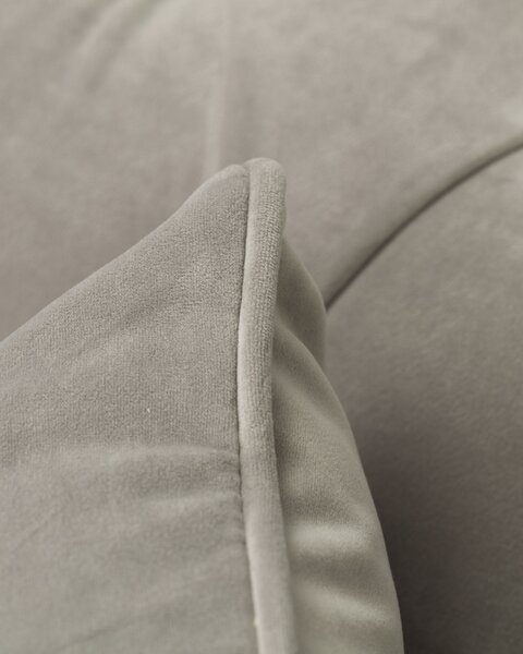Fotoliu Chesterfield Classic Velvet Light Grey 118x96x77cm