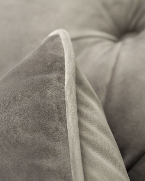 Fotoliu Chesterfield Classic Velvet Grey 118x96x77cm